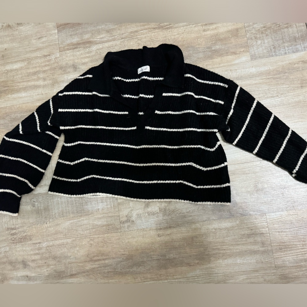 Solai the label striped sweater
